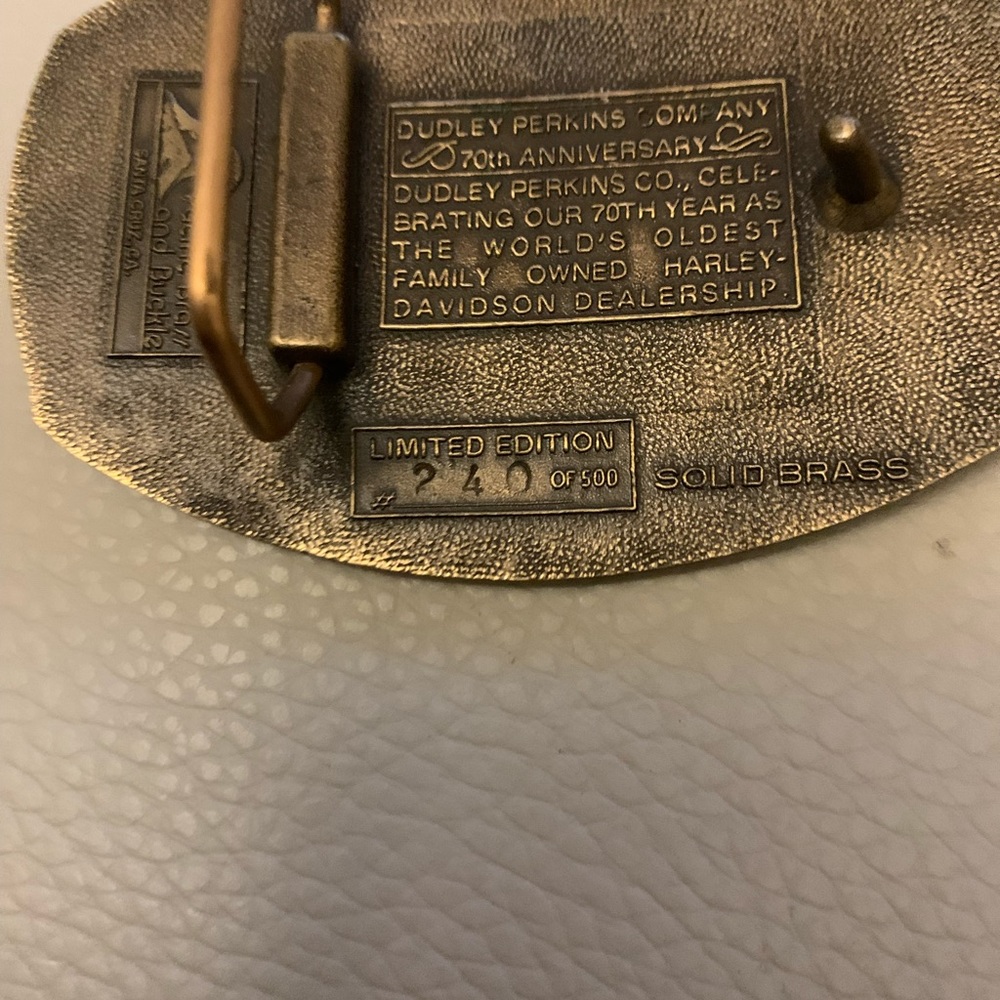 Harleton Buckle - Harley Davidson Limited Edition Belt Buckle - Gem